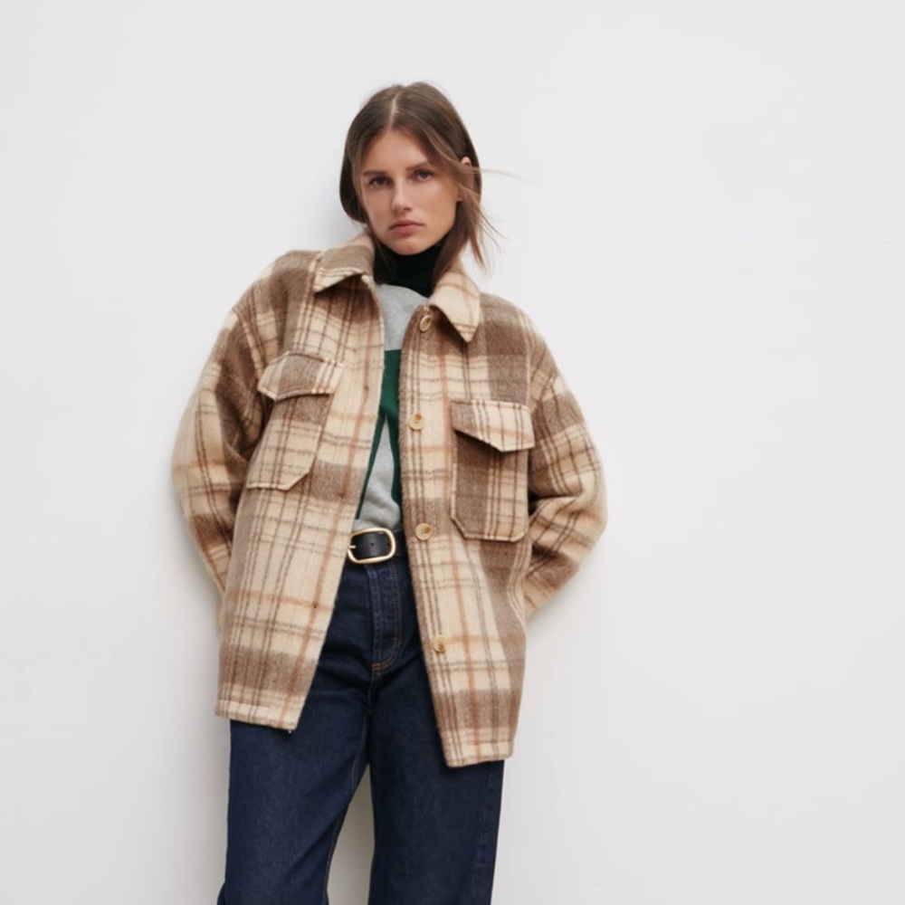 Zara plaid overshirt - Picture 12 of 16